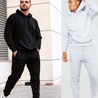 Ensemble de survêtements pour hommes, vente en gros, personnalisable avec logo, à capuche, en coton uni, polyester et polaire, pour la maternité, à prix abordable