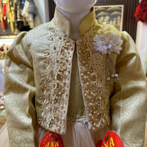 ชุดเดรสผ้าฝ้ายสำหรับเด็กคอลเลคชั่นฤดูใบไม้ผลิใหม่ล่าสุดดีไซน์ใหม่ล่าสุดชุดแต่งงานสไตล์2024 - Product Image 5