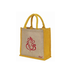 Bolsas de compras de regalo reutilizables respetuosas con el medio ambiente de alta calidad KVR, bolsa de lona de yute de arpillera de algodón Natural reciclada personalizada en blanco fuerte - Product Image 4