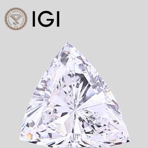 Diamant de laboratoire trillion 1 carat D VS2 certifié IGI, taille trillion, en vrac - Product Image 1