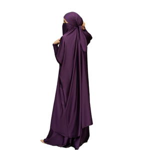 Abaya Islámica Holgada y Sencilla, Estilo Árabe de Dubái, Vestido Musulmán Modesto para Mujer, Estilo Natural, Gran Venta 2024 - Product Image 3