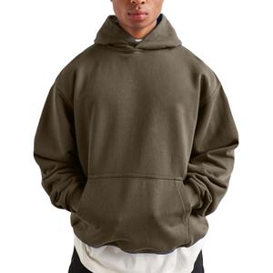 Sweats à capuche surdimensionnés pour hommes, sweats à capuche vierges personnalisables en coton polyester français avec logo imprimé, taille 6XL, vente en gros d'usine - Product Image 1