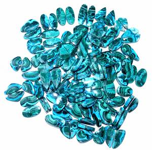 Venta al por mayor de cuarzo natural cabujón par de piedras preciosas-último diseño de crisocola natural malaquita piedras preciosas sueltas para la fabricación de joyas - Product Image 6