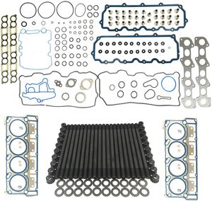 Nouvelles mises à niveau Powerstroke Diesel ARP Kit de goujons de tête 18mm Kit de joint de tête pour 2003-2007 Ford 6.0L V8 Diesel Cylindre avec admission - Product Image 1
