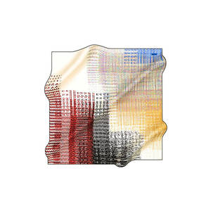 Luxury Designer Printed Silk Scarf for Spring Summer Autumn Party - Product Image 1