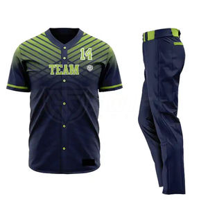 Uniformes de baseball et de softball de haute qualité du fabricant, 100% polyester, durables, respirants, séchage rapide, antibactériens, pour le sport - Product Image 2