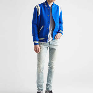 Chaqueta Universitaria de Lona para Hombre, Hecha a Mano, de Invierno, Impermeable, Reversible, Transpirable, de Secado Rápido, Personalizable - Product Image 5