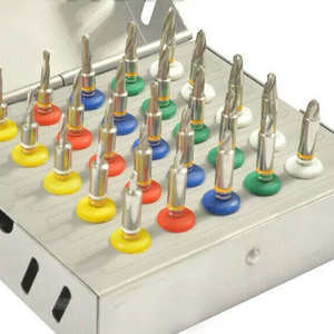 Instruments chirurgicaux pour le nombril Kit de forets chirurgicaux coniques Ensemble de 25 bouchons pour les procédures d'implants dentaires Instruments manuels - Product Image 2