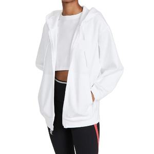 Pull à capuche et sweat-shirt unisexe à manches longues pour femmes, dernière conception à la mode, grande taille, poches personnalisées d'usine, fermeture éclair complète - Product Image 1
