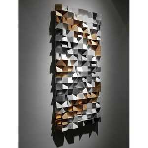 Décoration murale en mosaïque de bois Route de la Soie, élégantes plaques murales en bois fabriquées à Kolkata, Inde, différentes tailles - Product Image 2
