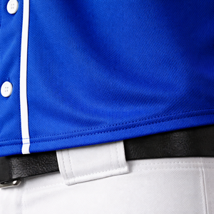 Uniforme de béisbol personalizado, conjunto de camiseta y pantalones con botones, kit de equipo de béisbol de secado rápido y transpirable - Product Image 6