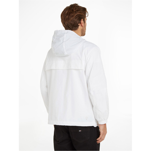 Wholesale Custom Men's <b>White</b> Windbreaker <b>Jacket</b> Waterproof Lightweight Breathable Reversible Hooded Outdoor Sports Front Coat - Product Image 4