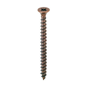 Viti in Legno Testa Smussata Piatta Bronzata 6x200 - Product Image 1