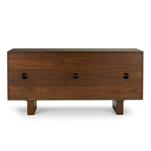 Modern Solid Wood <b>Sideboard</b> Cabinet with Multi Door Storage Minimalist Wooden Buffet Cabinet for Living Room Furniture - Product Image 5