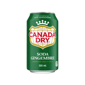 Bebida gaseosa enlatada de jengibre seco de Canadá, 330 ml - Product Image 2