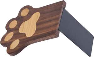 Sujetalibros de pata Sujetalibros antideslizante para estantes Sujetalibros de alta resistencia Soporte de libros para libros/CDs1 par - Product Image 6