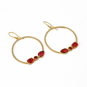 Ensemble de pinces pour boucles d'oreilles style crochet pour bijoux de soirée de créateur classique poli en or pour ses bijoux - Product Image 1