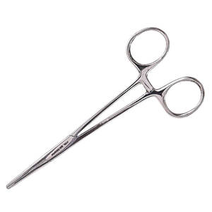 Pinzas Kelly de Acero Inoxidable Plateado, Juego de Instrumentos Médicos con Bloqueo, Manual para Procedimientos Quirúrgicos, Dentales y Veterinarios - Product Image 3