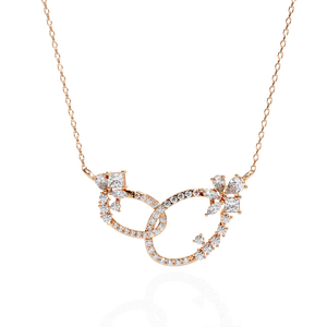 Hermoso Collar para Dama en Oro de 18k con Diamante Cultivado en Laboratorio, Accesorio Elegante - Product Image 2