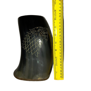 Thrones Stark Sigil loup Viking tasse à boire corne tasse bière vin Mead Ale - Product Image 1