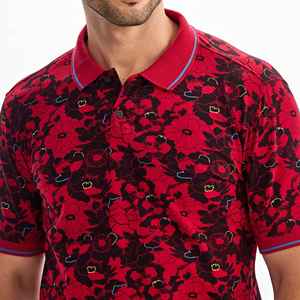 Polo brodé personnalisé pour hommes 100% coton Tissu respirant à manches courtes Fournisseur OEM Mode décontractée Stock en vrac - Product Image 5