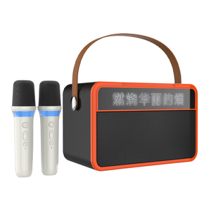Lyric Display Professional Wireless Bt Speaker Mini altavoz inalámbrico con 2,4G Dual Wireless Mic para <span class=keywords><strong>Kareoke</strong></span> - Product Image 1