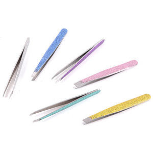 Pince à épiler pour sourcils de qualité supérieure, revêtement en poudre de diamant, meilleure qualité, outils de maquillage de beauté, nouveau set de pinces à épiler - Product Image 5