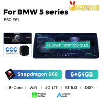 MEKEDE EU STOCK MN-G TK 1920*720 Écran tactile de navigation automobile pour BMW Série 5 E60 E61 avec DSP WiFi BT 4G LTE Car-play Auto