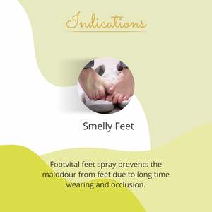 Espray para pies Footvital para protección contra olores de pies malolientes 24x7 con ingredientes naturales, instantáneo para olores de pies - Product Image 5