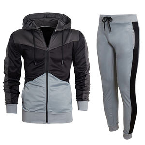 Ensemble de survêtement pour garçons Coney Island - 2 pièces, sweat-shirt à capuche zippé en polaire doux et confortable et pantalon de jogging athlétique pour garçons - Product Image 1