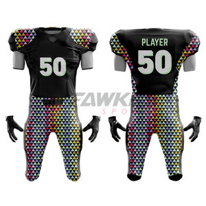 Uniformes de fútbol americano sublimación personalizados al por mayor para hombres de calidad premium con diseño personalizado - Product Image 1