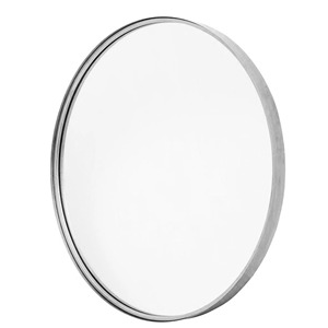 Miroir mural suspendu rond en bois élégant ajoutant une beauté chaleureuse et un style moderne chic aux salons, chambres et espaces - Product Image 6