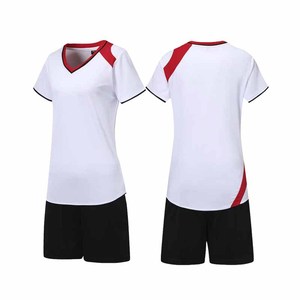 Wholesale <b>Volleyball</b> Uniform Short Sleeve Jersey Shorts Volley Ball Soccer Training Wear - Product Image 2