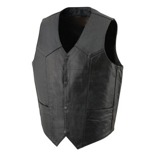 Veste en cuir à col montant pour hommes grande taille, style décontracté, respirante, hiver, utilisation en extérieur, vente en gros - Product Image 5