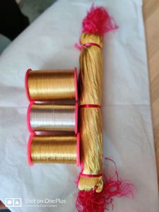 Fil métallique plaqué or véritable fil de haute qualité avec finition dorée luxueuse - Product Image 5