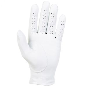 Gant de golf en cuir de cabretta noir respirant avec sangle de poignet réglable, impression de logo personnalisé, style homme, gants de golf en peau de mouton - Product Image 4