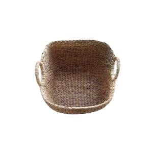 Cestas de almacenamiento de jacinto de agua residual para restaurante cuadrado multifunción superior moderno de Vietnam nuevo almacenamiento tejido a mano sostenible - Product Image 5