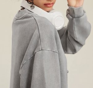 เสื้อกีฬาแขนยาวของผู้หญิงเสื้อโยคะเสื้อครอปคอกลมเสื้อครอปแขนยาว - Product Image 5