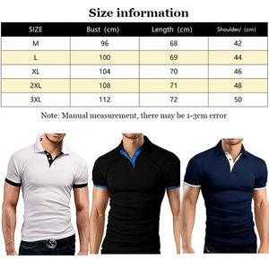 Camisetas de polo para hombre, camisetas informales de manga corta, camisetas deportivas para Fitness, camisetas ajustadas versátiles, prendas de vestir, ropa deportiva para hombre - Product Image 6