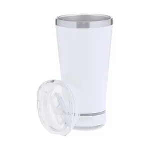 Mug thermique personnalisé Duxen avec haut-parleur pour le bureau ou les voyages, chauffe-tasse et carafe - Product Image 3