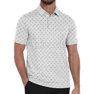 Camiseta de golf con logotipo personalizado para equipos Camiseta de golf estilo polo de diseño impreso para eventos deportivos En stock - Product Image 2