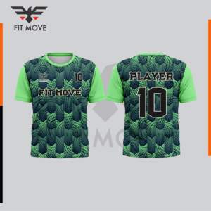 Uniformes de football sublimés de l'équipe professionnelle de la dernière conception OEM 2024 uniformes de football de conception de sublimation verts et noirs - Product Image 4