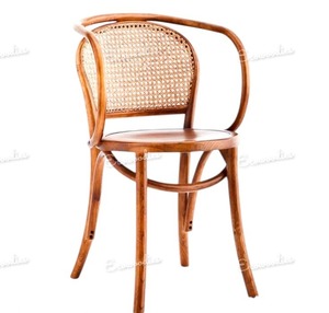 เก้าอี้หวายไม้ไผ่ธรรมชาติกลางแจ้งดีไซน์แฟชั่นหรูหราทันสมัยสำหรับร้านอาหารสวนระเบียงสวนหรือวิลล่า - Product Image 3