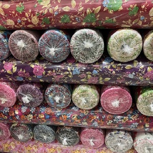 Tissu tissé imprimé Voile de coton 70 ~ 80gsm 57 '/58' Stretch léger pour une utilisation en extérieur Garçons et filles Stock-17107 - Product Image 2