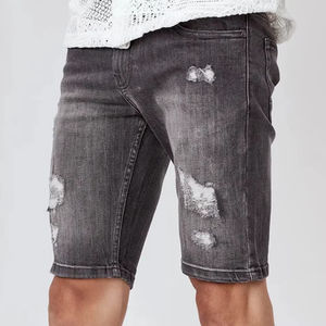 Premium Quality Summer Wear Customized Your Own Logo Gym Wear Breathable <b>Jean</b> Shorts Workout Fashion Shorts for <b>Men</b> - Product Image 5