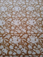 Nappe de table rectangulaire personnalisable Balajee TC-05 2023 en coton biologique imprimé à la main, motif floral moderne, pour mariage