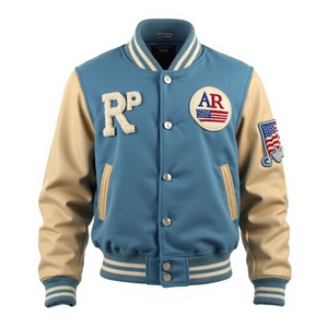 Chaqueta Bomber de Cuero con Mangas de Camuflaje Recubiertas, Diseño Personalizado, Unisex, Primavera, Motociclista, Venta al Por Mayor, Alta Calidad, Fabricante OEM - Product Image 6