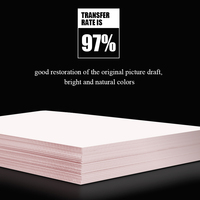 Suministro directo de fábrica 100g Gms A3 A3 + A4 Hojas Papel de transferencia de calor Papel de sublimación para imprimir Textiles Plásticos Metales