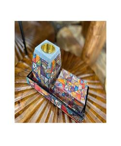 ไม้และไม้ถูพื้นเตา bakhoor พร้อมกล่องและถาดธูปเครื่องหอมกำหนดขนาดได้เอง - Product Image 6