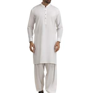 Traje Tradicional Pakistaní Shalwar Kameez para Hombre Color Camel Tan, Kurta Pajama de Diseñador con Tela de Alta Calidad, Hecho a Medida - Product Image 6
